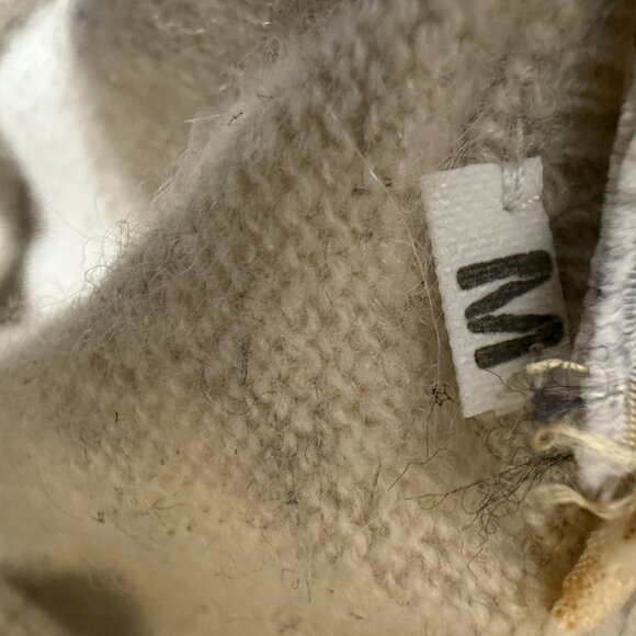 Malo 100% Cashmere Cardigan & Short Sleeve Sweater Set Oatmeal Size Medium - Picture 12 of 14